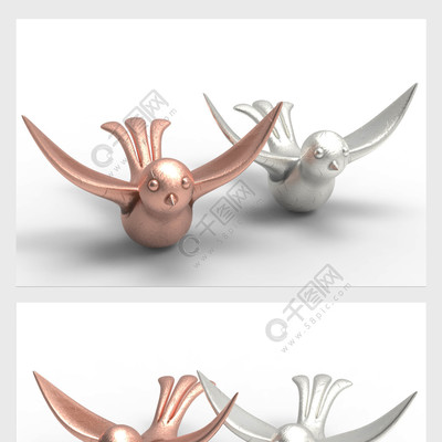 小鳥(niǎo)桌面擺件飾品模板免費(fèi)下載_obj格式_1024像素_編號(hào)35190049